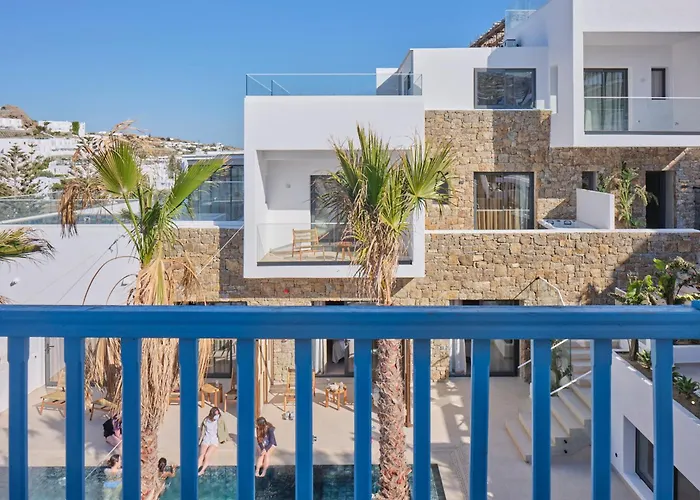 Iria Blue Mykonos Szálloda Platísz Jalósz